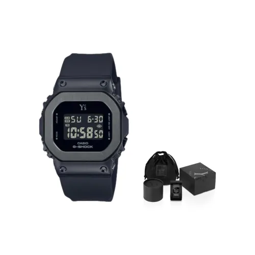 CASIO Кварцевый механизм Смольный ремешок Часы Женские Черный циферблат GM S5600YS 1