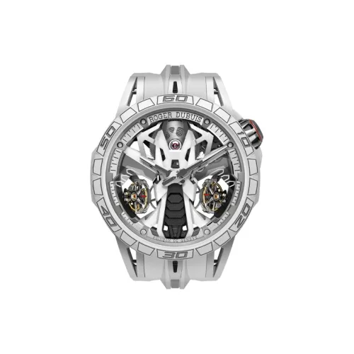 Roger Dubuis Мужские часы Kings Racing Series с ручным заводом, 47 мм, с механизмом, с черепом