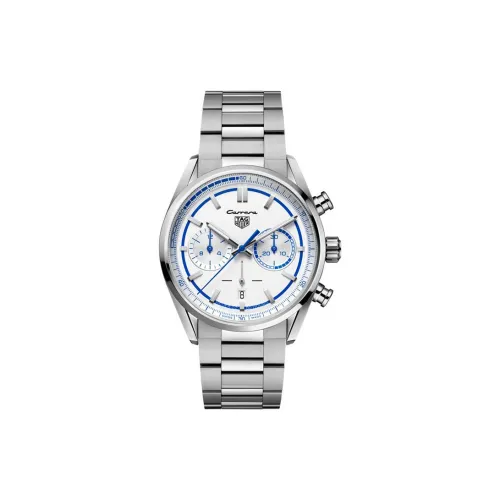 TAG HEUER Автоматический Механический Механизм Мужские Часы Carrera Collection 42мм*42мм Белые