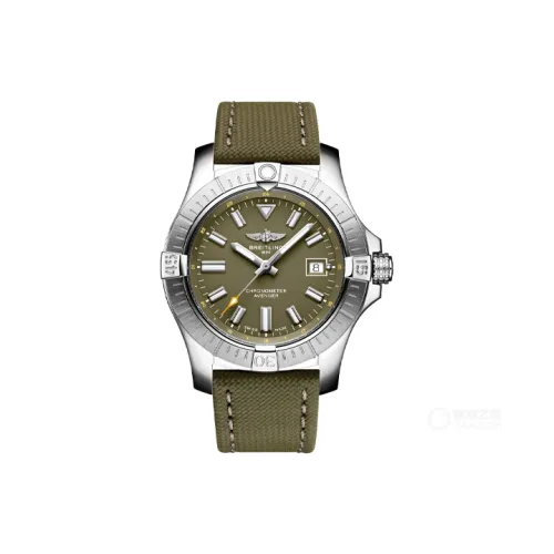 BREITLING Автоматический Механический Механизм Мужские Часы Avenger 43 мм Зеленые