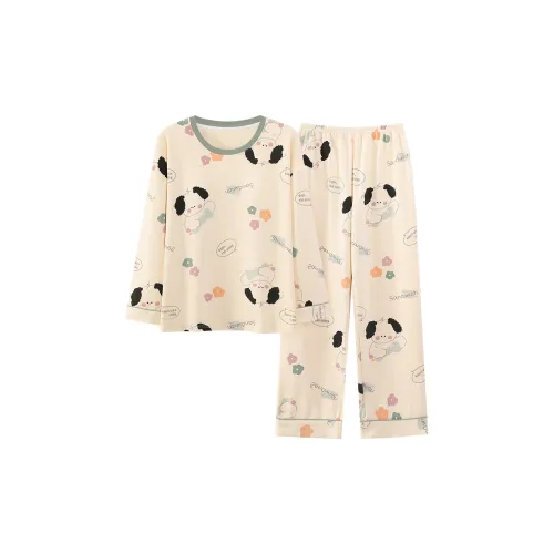 The Story Of The Flower Season Пижамный комплект женский абрикосовый