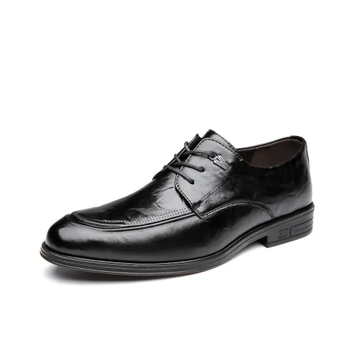 JINMAIWANG Повседневные кожаные туфли с низким верхом для мужчин