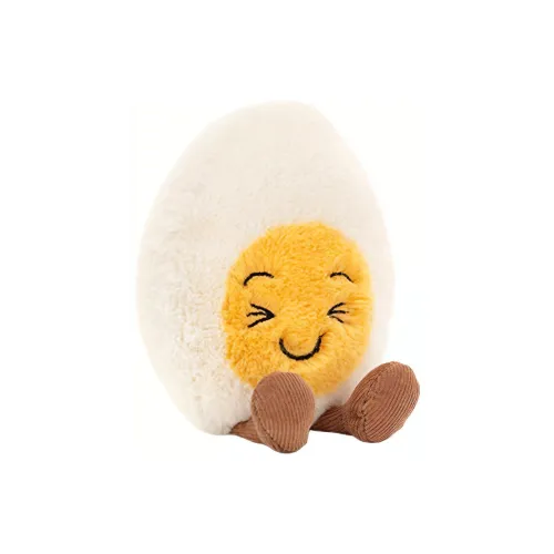 JELLYCAT Fun Food Collection Счастливый Вареное Яйцо Кукла Плюшевая Кукла 14 см Высота