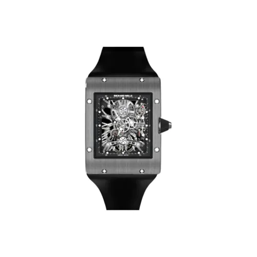 RICHARD MILLE Механизм с ручным заводом Мужские часы 49,8mm*38mm Черный