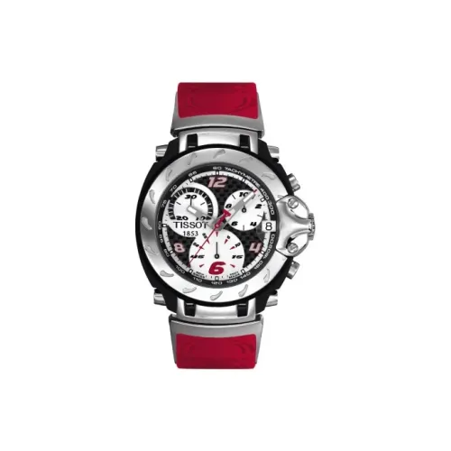 TISSOT Quartz Механизм Мужские часы Race Collection 39,6 мм Красные