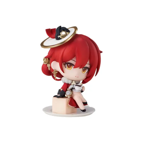 MIHOYO Honkai Star Rail Новогодний чайная вечеринка тема на хвосте платья фигурки в стиле Chibi 7 см 7,1 см 7,3 см 7,4 см 7,6 см 7,7 см 7,8 см