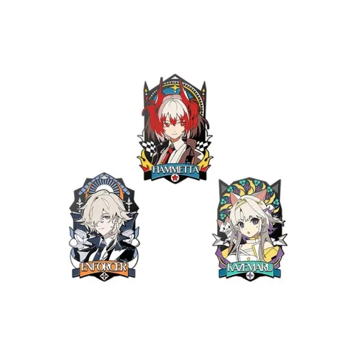 Аркнайтс Fiametta Enroute Torahama Металлический значок мерч по IP