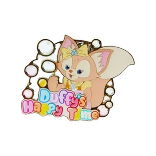 Disney Линабелл 2023 Duffy and Friends Летняя коллекция Пузырьки Плюшевый Значок Мерч по IP