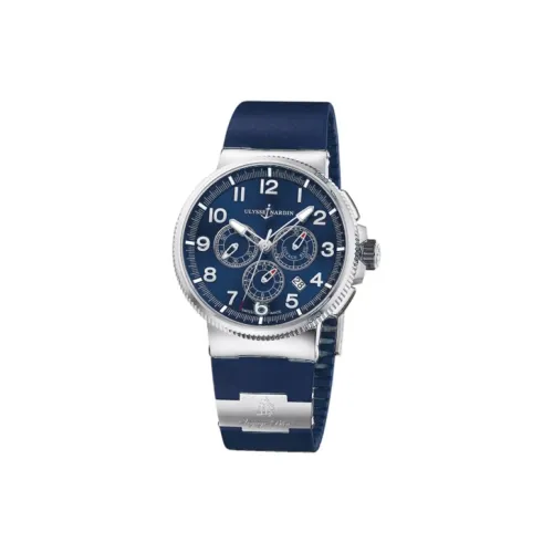 ULYSSE NARDIN Автоматический Механический Часы Мужские Nautical Collection 43 мм Синий