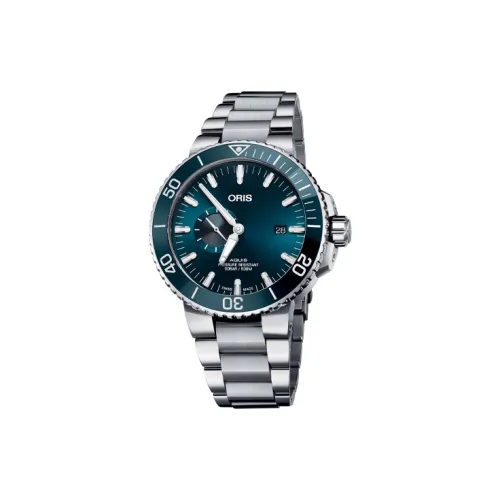 Oris Автоматический Механический Механизм Мужские Часы Aquis Series 45,5 мм Синий