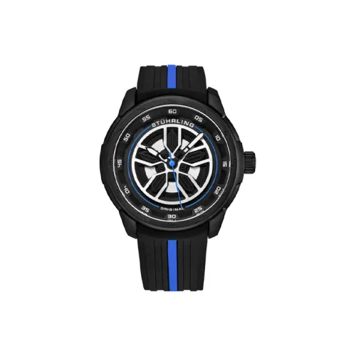 STUHRLING Кварцевый Movement Унисекс Часы 44mm*11mm*44mm Черные