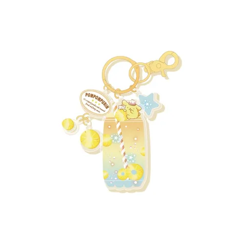 TOP TOY Sanrio Series Напитки Песочно-бежевый Брелок Kuromi Pompompurin Cinnamoroll My Melody Аниме Брелки