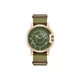 RGA9035-Розовый корпус Зеленый циферблат Зеленый ремешок