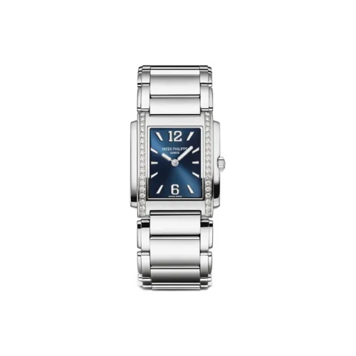 PATEK PHILIPPE Кварцевый Movement Женские TWENTY~4 Series Часы 25,1мм*30мм Синий