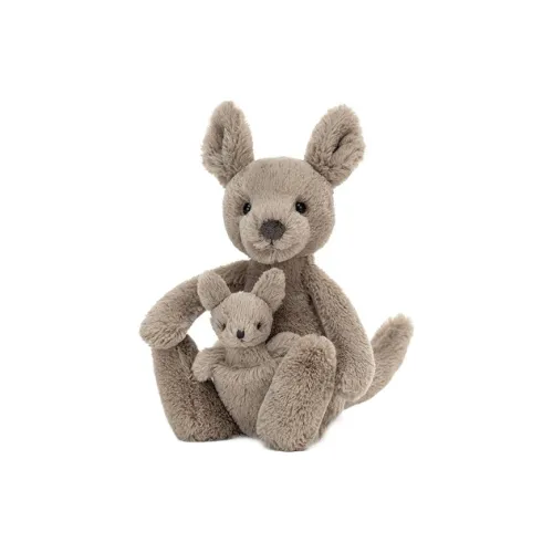 JELLYCAT Jungle Animal Collection KANA KANGAROO Куклы Плюшевая кукла 20 см Высота в сидячем положении