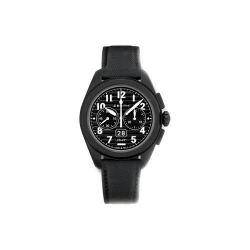 Zenith Автоматический Механический Механизм Мужские Часы 42,5 мм Черный