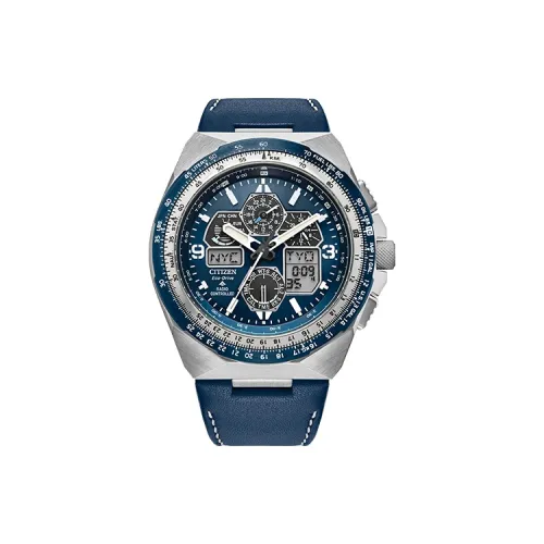 CITIZEN Светильник Кварцевый механизм Мужские часы Promaster Collection 46mm*14mm*14mm Синий