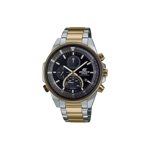 CASIO EDIFICE Кварцевый механизм нержавеющая сталь ремешок мужские часы черный EFS S590SG 1AV