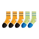 5 пачек (3 оранжевых + 2 зеленых)