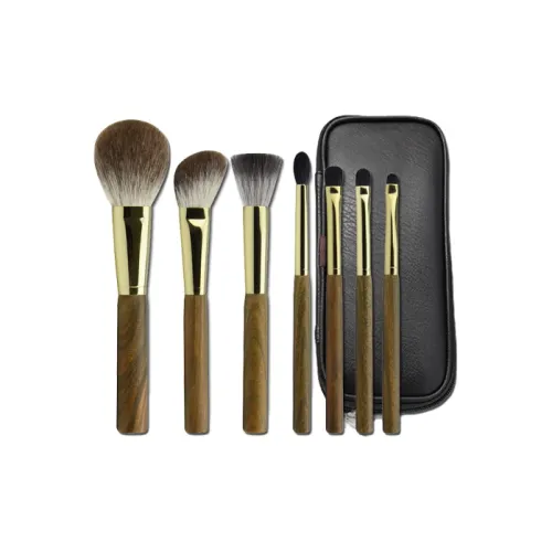 Yu Luo Зеленый Сандал Естественный Мех Кисти для Макияжа Набор