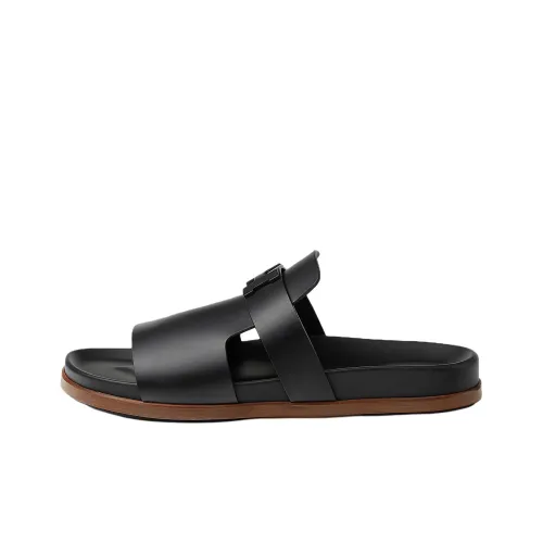 HERMES Слипоны Мужской Черный