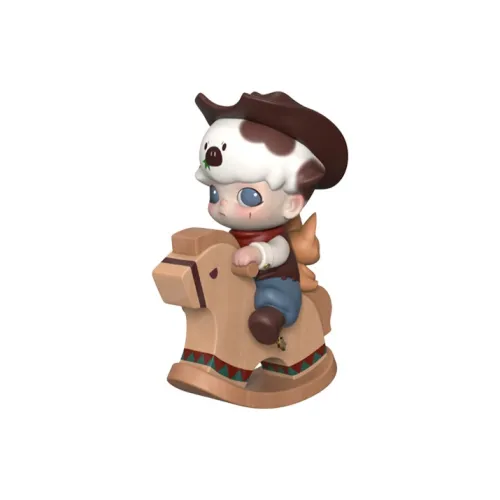 POP MART Dimoo Denim Swing Модные Фигурки