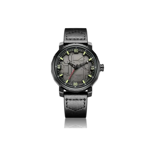 Time Assassin Кварцевый механизм Мужские часы 44mm*44mm*12mm Черный