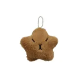 Капибара Плюшевая Подвеска с Цепочкой (Кофейного цвета)