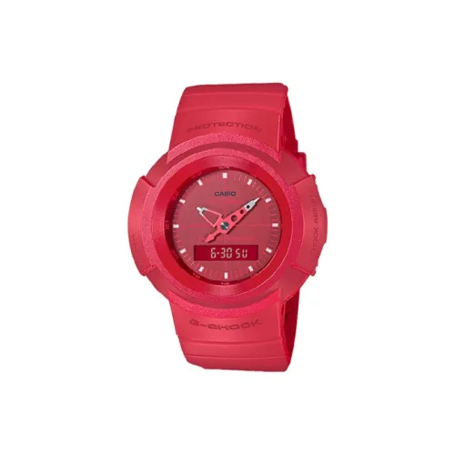 CASIO DIGITAL Collection Disk Кварцевый механизм Смола Ремешок Часы Мужские Красный Циферблат часов AW 500BB 4ED