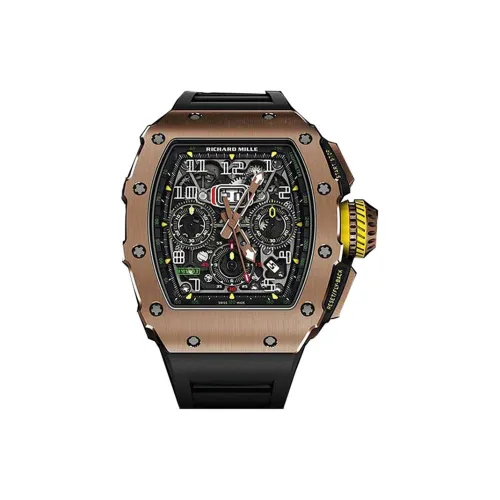 RICHARD MILLE Автоматический Механический Часы для Мужчин 49,94мм*44,5мм Черный