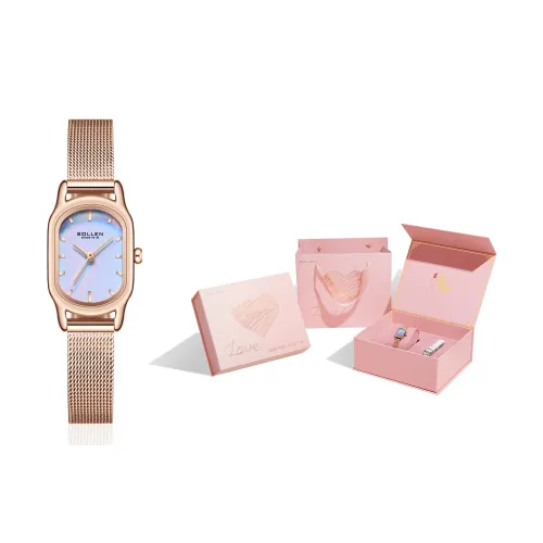 SOLLEN Кварцевый механизм нержавеющая сталь ремешок часы женские жемчужная раковина цвет циферблат