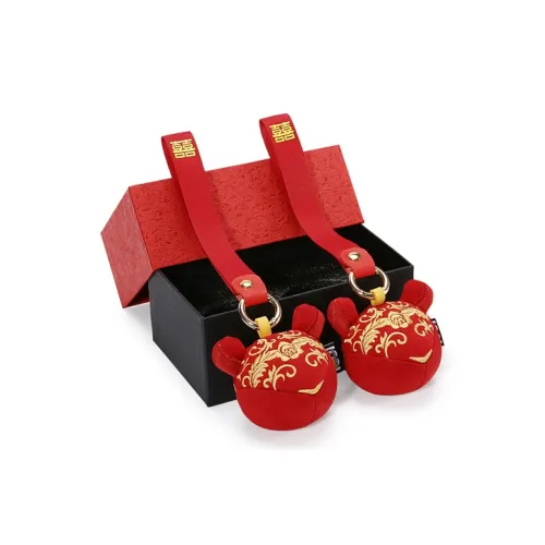 My Only Friend Ten Li Красный Charm · Fireworks Удачи Свадьба Bear Plush Подвесной Орнамент 1 пара Куклы Плюшевый Брелок