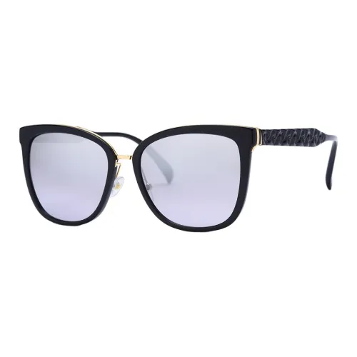 PORTS Вытяжные Квадратные Солнцезащитные Очки Женские Черные