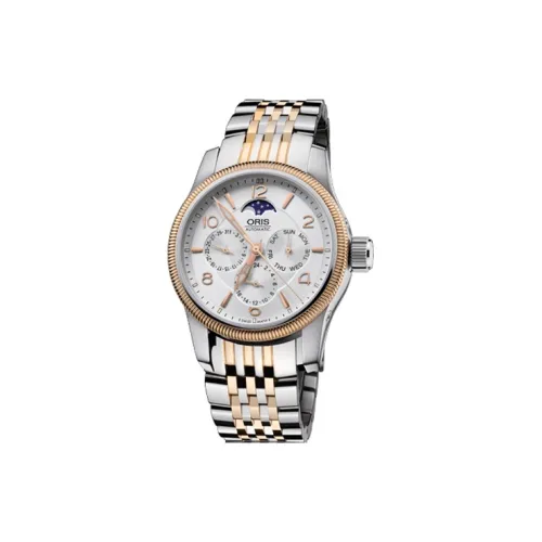Oris Автоматический Механический Механизм Мужские Часы 40 мм Серебряный