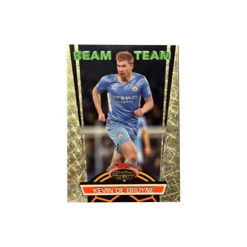 Topps Де Брюйне 22 23 Манчестер Сити Chrome 1 1 Золотой Игрок Карта Карта Качество Гарантированное Спортивные Карты 1 шт