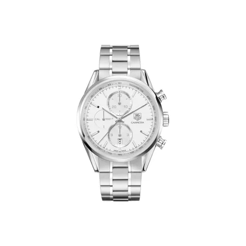 TAG Heuer Carrera Collection Автоматический Механический Механизм Мужские Часы Часы 41 мм Белый Циферблат