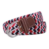 Волна черный, красный, белый