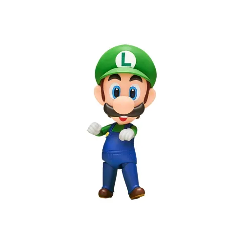 GSC Nendoroid Супер Марио Браザーズ LUIGI THREE TIMES Переиздание Чиби Фигурки 10 см