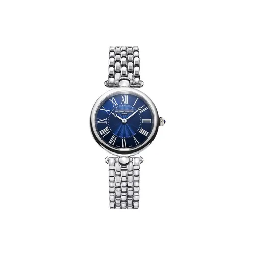 Frederique Constant Кварцевый механизм Женские часы 30MM Синий циферблат Корпус из нержавеющей стали Ремешок из нержавеющей стали