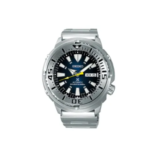 SEIKO Prospex Collection Автоматический Механический Механизм Нержавеющая Сталь Ремешок Часы Мужские Синий Циферблат