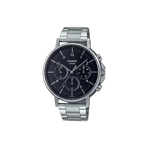 CASIO Standard Series Кварцевый механизм нержавеющая сталь ремешок часы 50*44,7*10 мужские часы черный циферблат