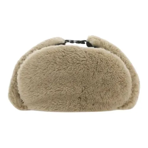 PRADA Нейлон Шерсть Шапки-ушанки Женские Черный