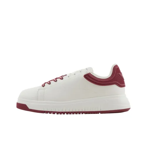 EMPORIO ARMANI Низкий топ повседневный мужской белый