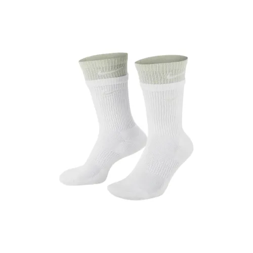 NIKE 1 шт Белый/Sea Стекло Унисекс MID Носки до икры