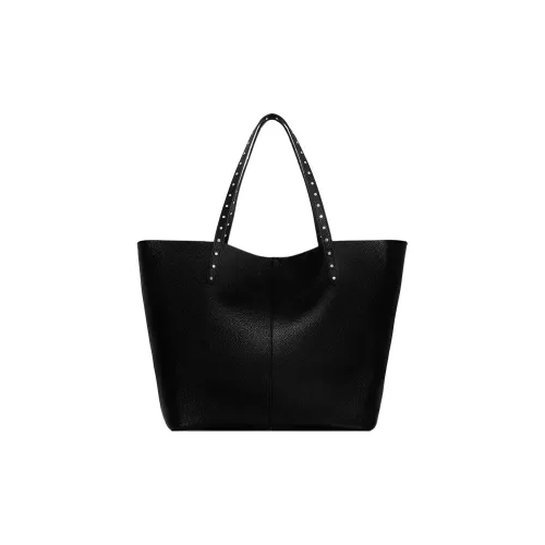 REBECCA MINKOFF Сумка из натуральной кожи сумка-тоут сумка для покупок женская черная