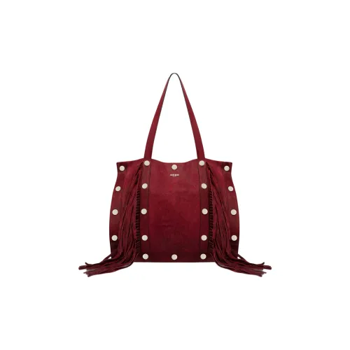 MOSCHINO Овчина Сумка через плечо Большая Женская Красная