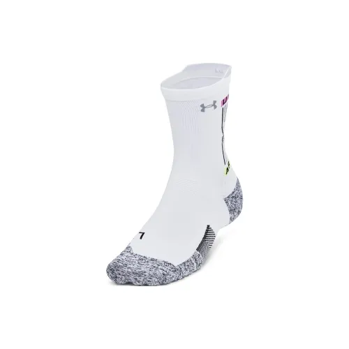 Носки для бега Under Armour унисекс 1 упаковка белый