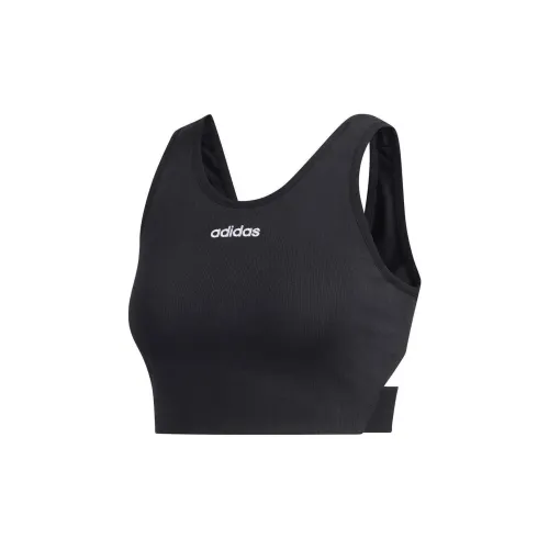 Adidas Черные Женские Бюстгальтеры