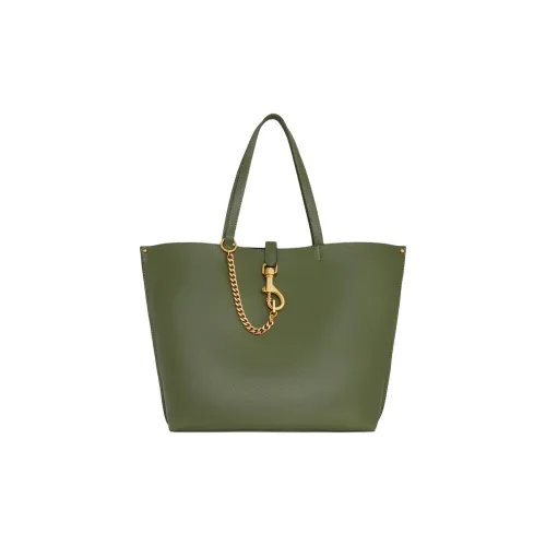 REBECCA MINKOFF Сумка из натуральной кожи сумка-тоут сумка для покупок сумка большого размера женская зеленая