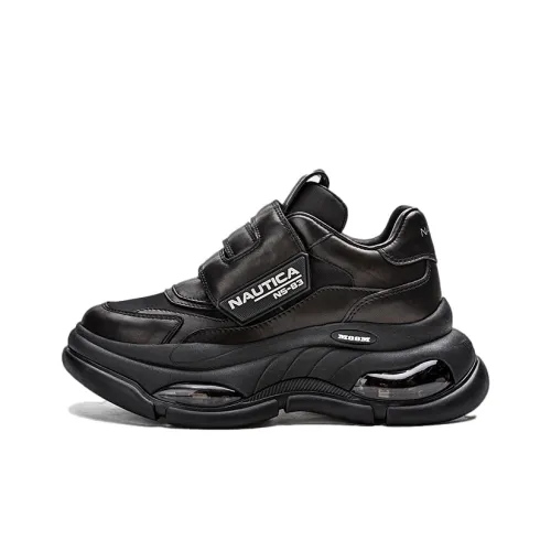 NAUTICA Толстая подошва Низкий топ Черный Женский